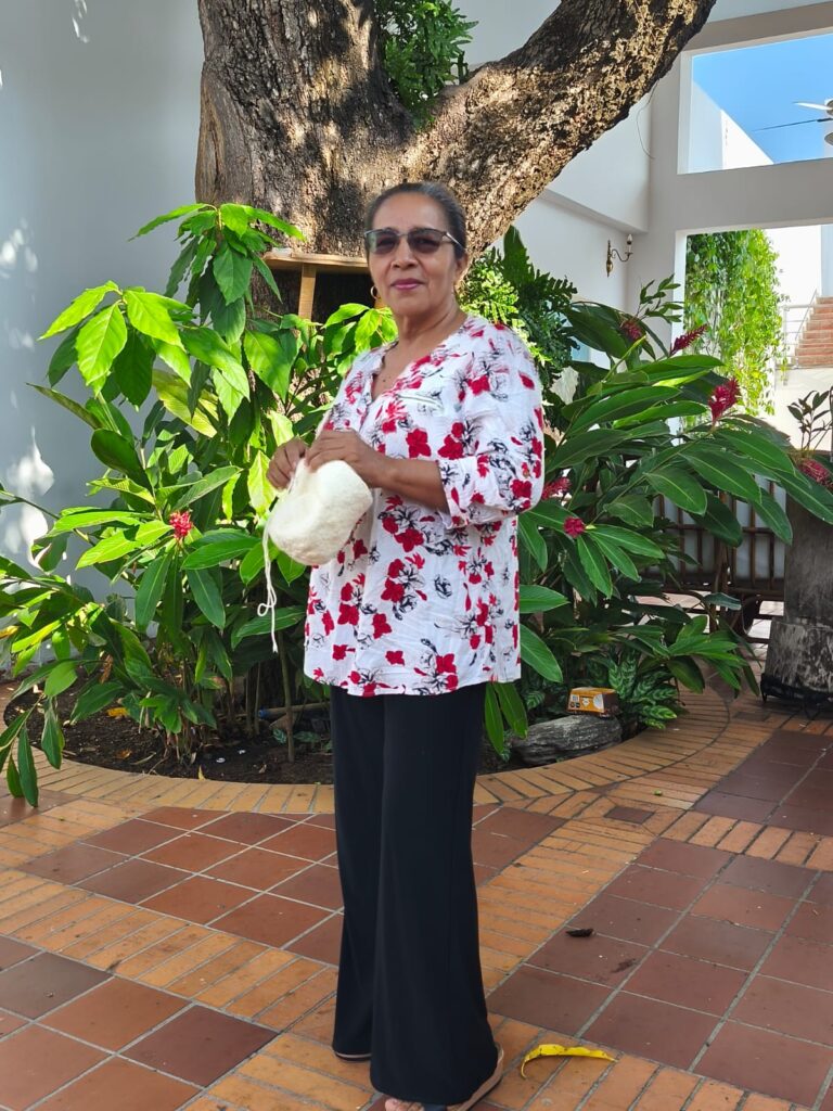 Melva Rosa Rodríguez, inspiración de Kankui Origen y artesana de mochilas